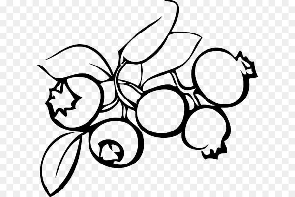 Ягоды силуэт