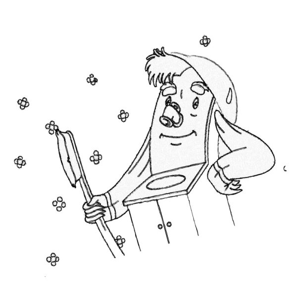 Раскраска по сказкам Чуковского для детей Мойдодыр