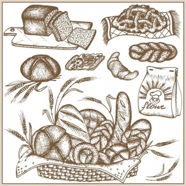 Каравай рисунок