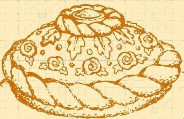 Раскраска хлеб