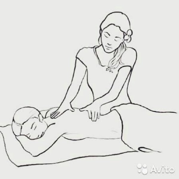 Массаж иллюстрация