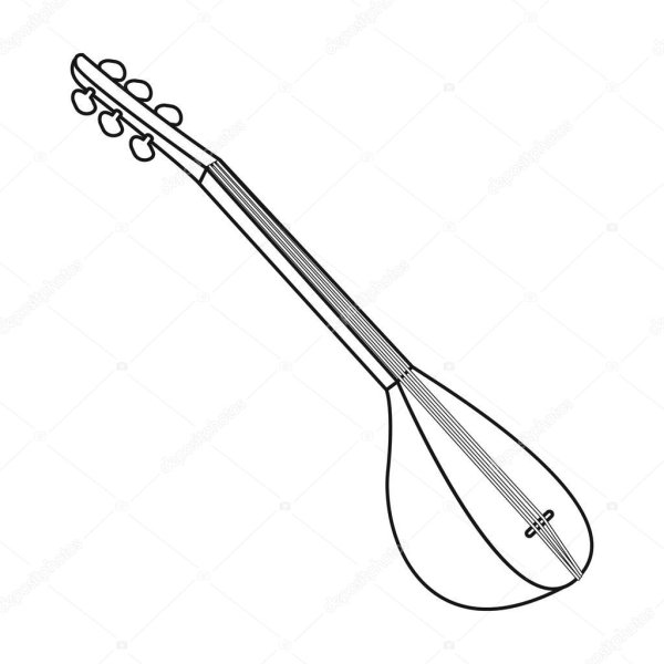 СААЗ инструмент музыкальный рисунок