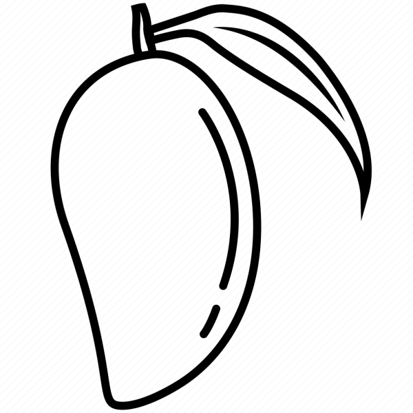 Манго силуэт