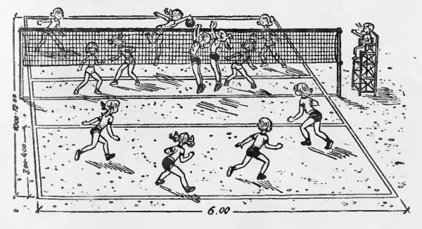 Площадка для пионербола