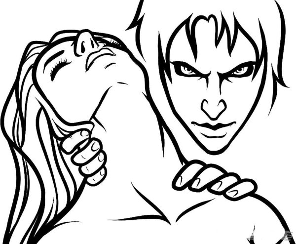 Рисунки для срисовки вампиры