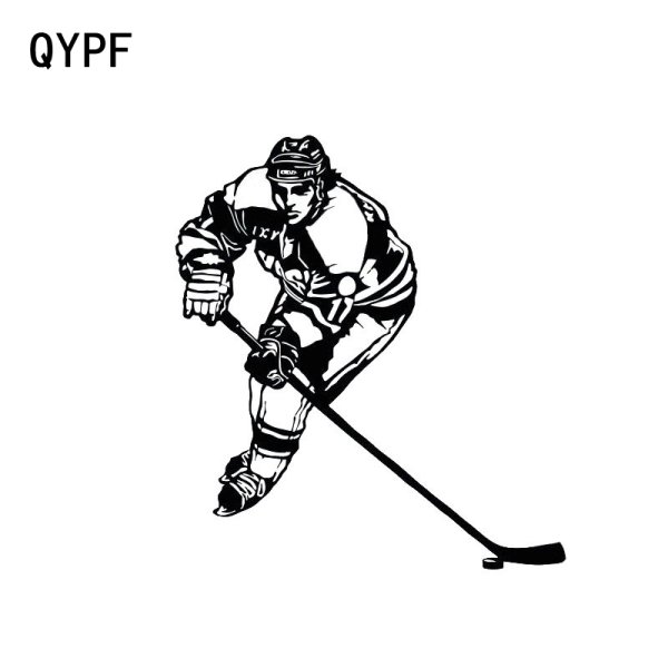 Хоккеист вектор чб