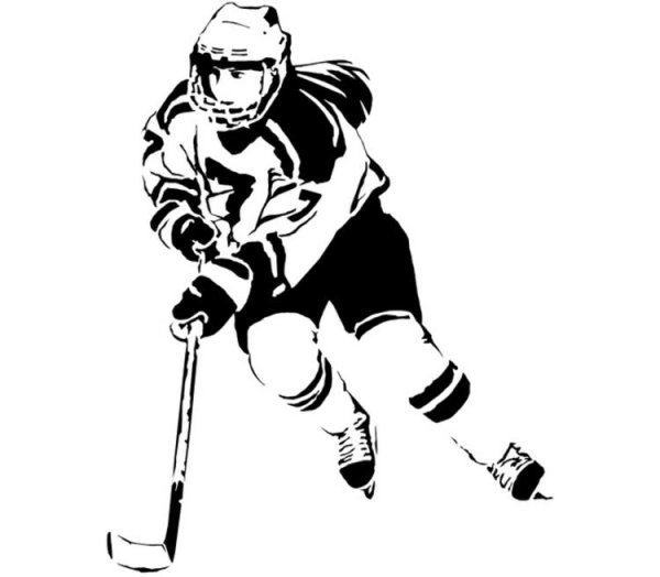 Хоккей черно белые