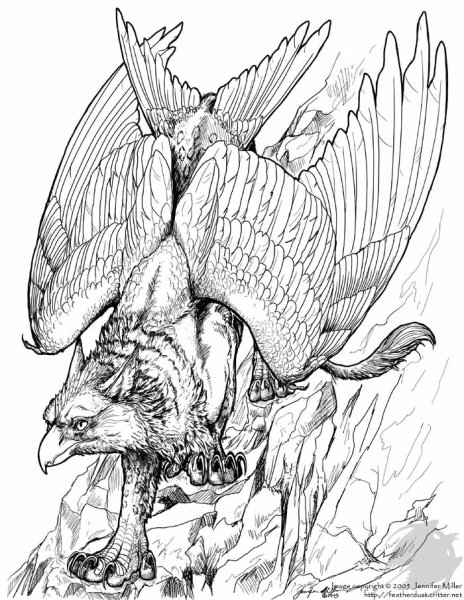 Наброски фантастических существ