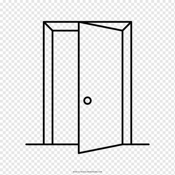 Дверь силуэт