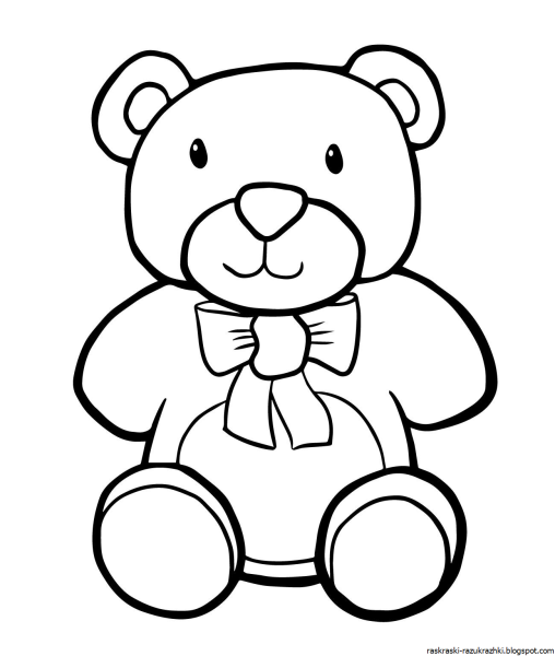 Раскраска "мишки"