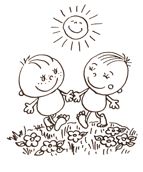 Раскраски о дружбе 1 класс