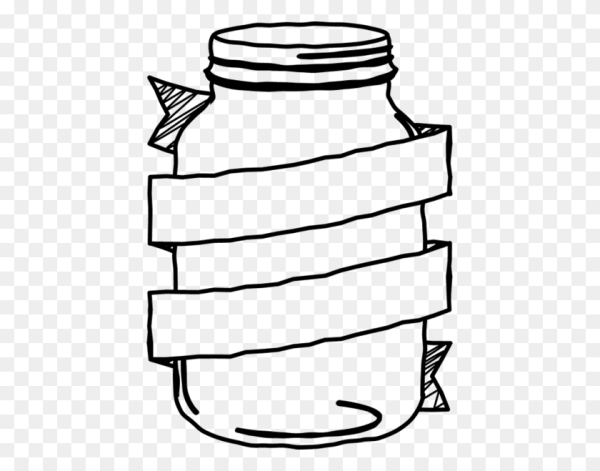 Баночка трафарет