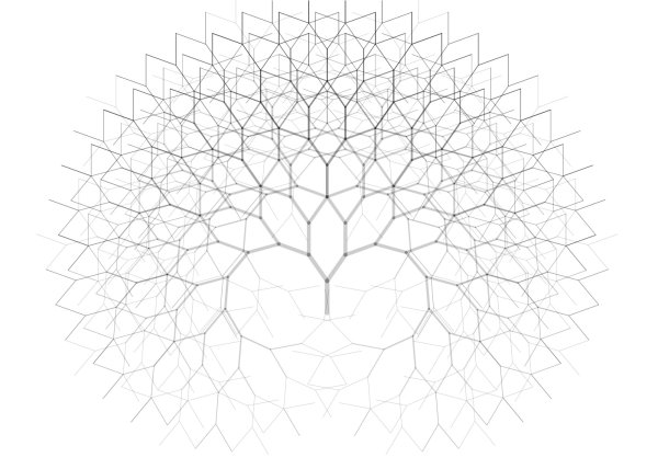 Фрактальные узоры в линиях