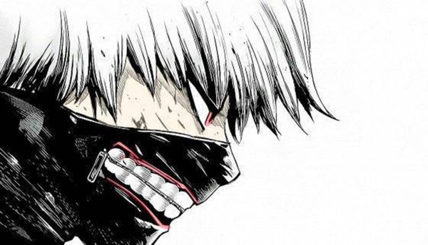 Канеки Кен черный белый