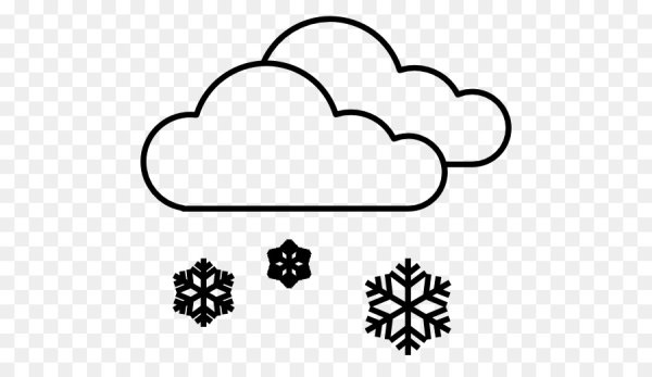 Снег раскраска для детей