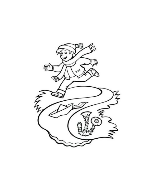 Пейзаж карандашом