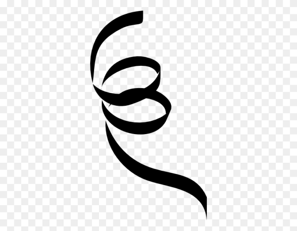 Серпантин вектор чб