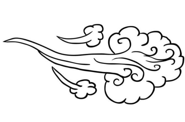 Ветер раскраска