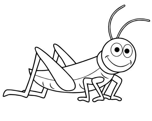 Кузнечик зарисовка