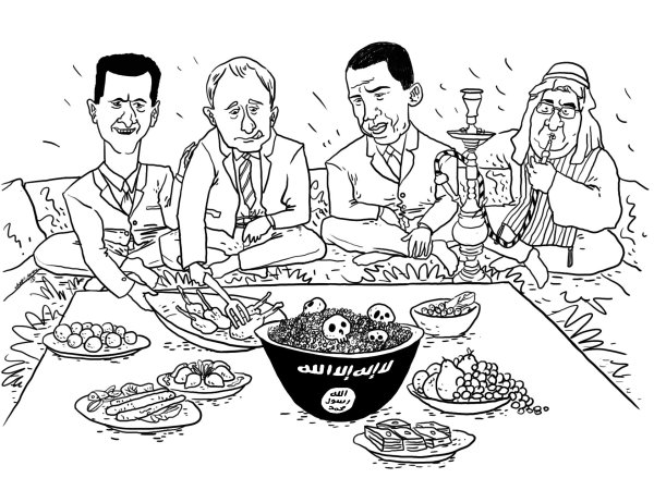 Раскраска праздничный стол