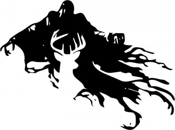 Дементор из Гарри Поттера тату