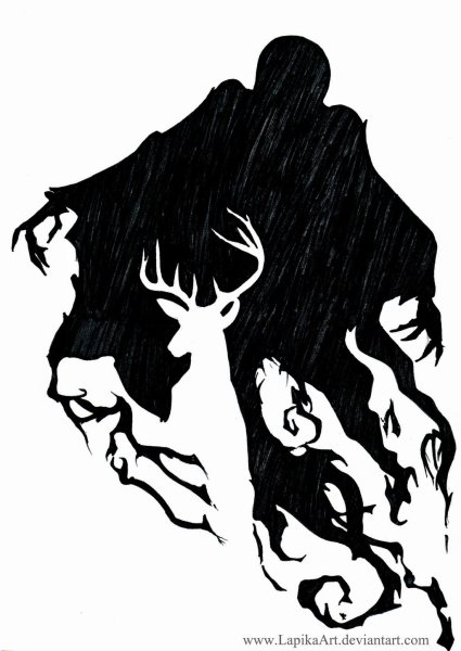 Северус Снейп силуэт