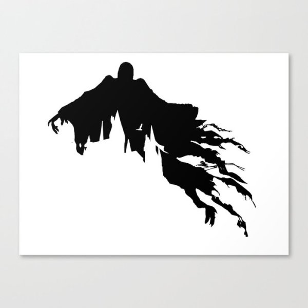 Рисунок дементора из Гарри Поттера