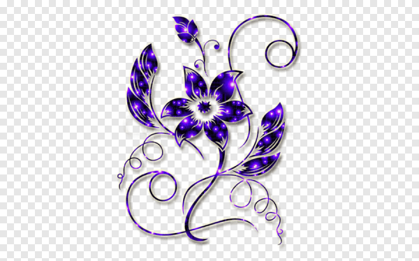 Узор фиолетовый на белом фоне школьный