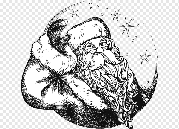 Дед раскраска для детей