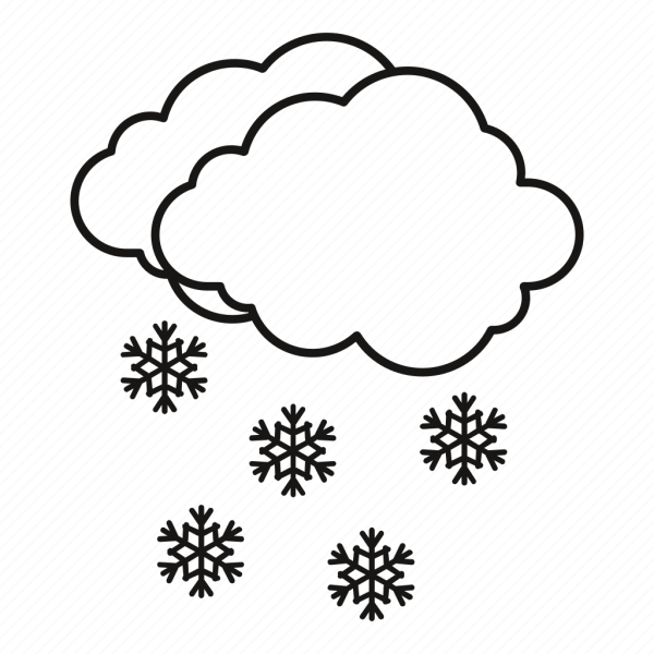 Снег раскраска