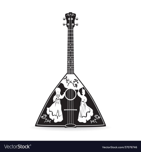 Балалайка раскраска