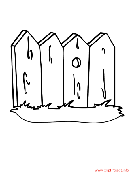 Забор раскраска