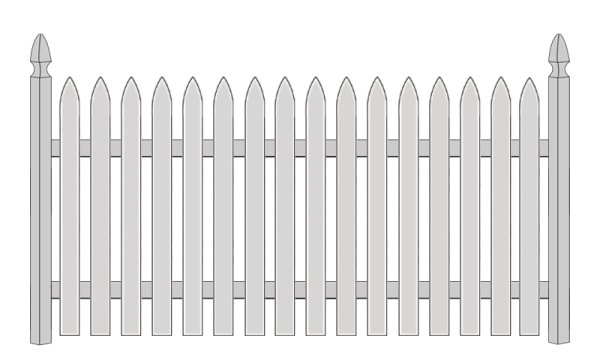 Векторный забор
