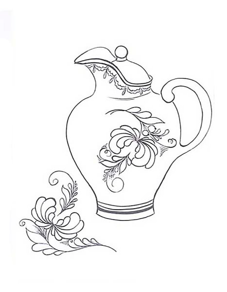 Гжель орнамент