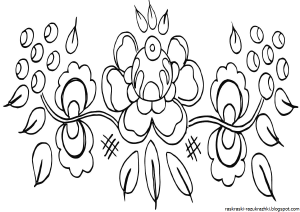 Мазковая роспись Гжель