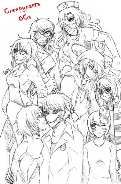 Крипипаста Тикки Тоби черно белый