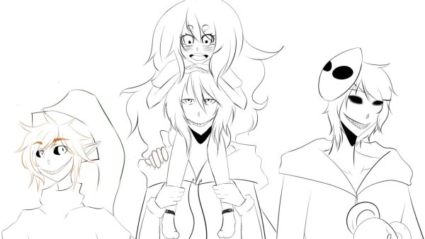 Раскраски с крипипастой