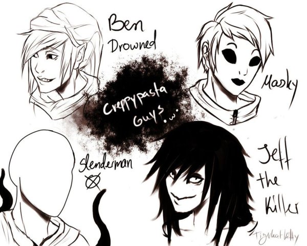 Эскиз безглазый Джек