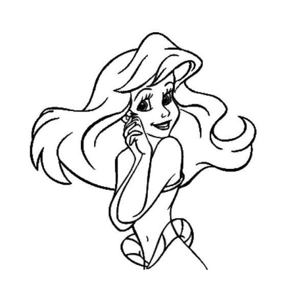 Ариэль черно белая