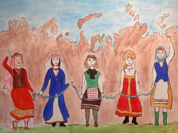 Народов дружная семья