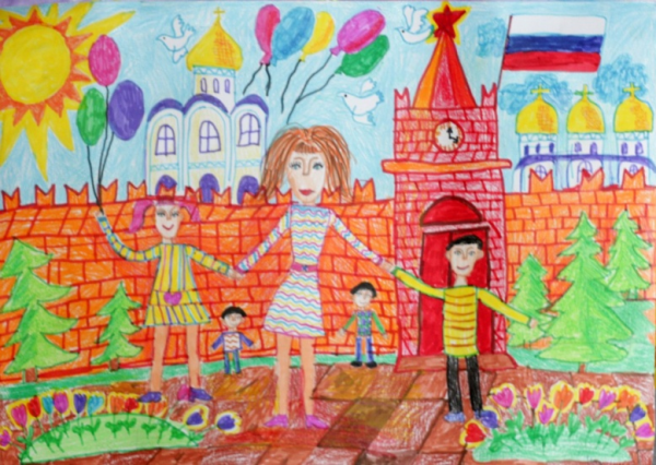 Дети рисуют страну