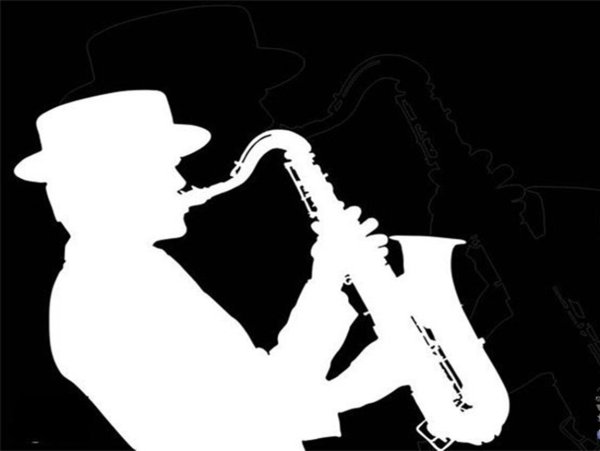 Саксофонист вектор