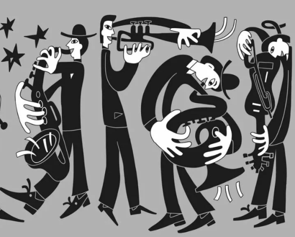 Музыканты в графике