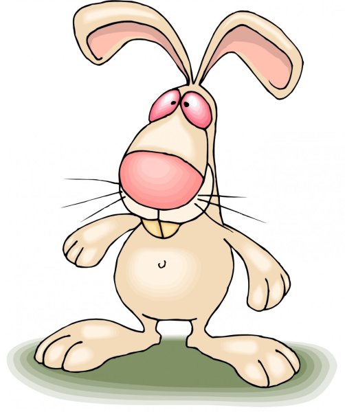 Смешные Рисованные зайцы