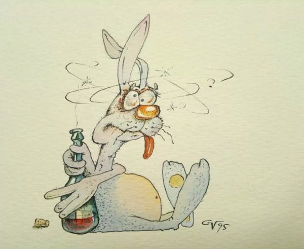 Прикольный заяц