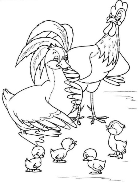 Рисунок Гадкий утенок 1 класс