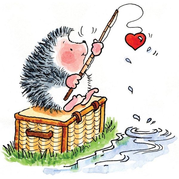 Ежик иллюстрация