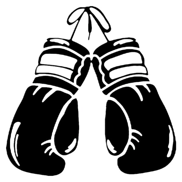 Силуэт боксерских перчаток