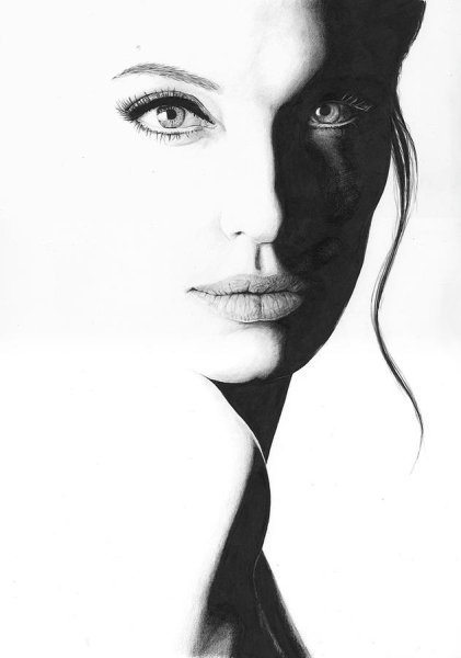 Анжелина Джоли портрет