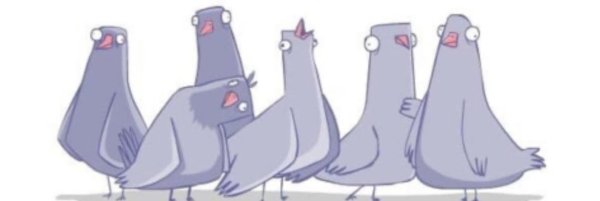 Голуби мультяшные